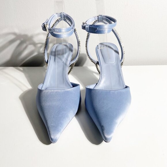 Jonathan Simkhai Sam Crystal Harness Pumps in Light Sky size 38 - Picture 4 of 8
